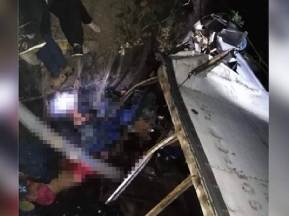 Ningún hondureño entre los 25 migrantes centroamericanos que murieron en trágico accidente de un camión en Chiapas, México