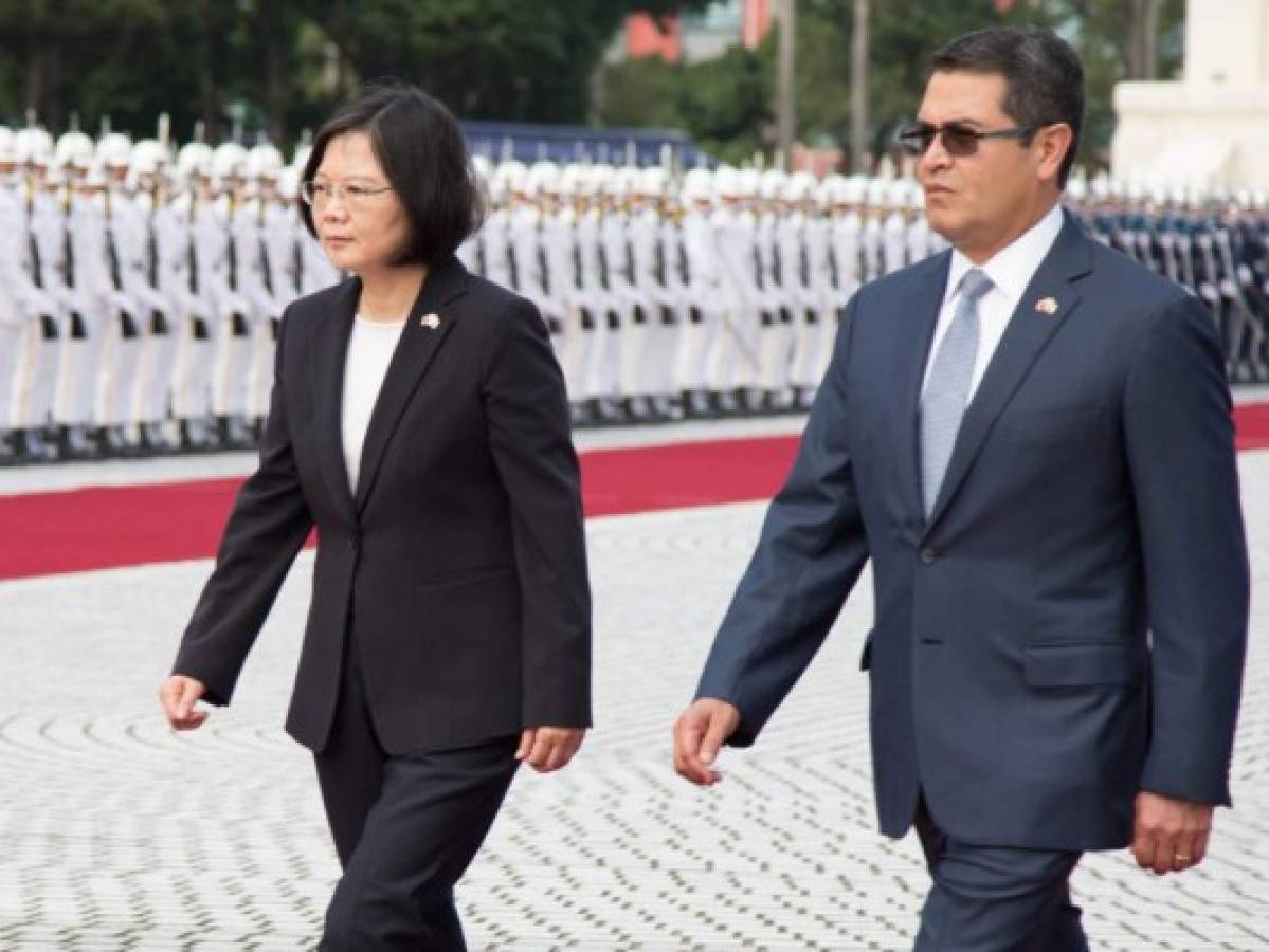 Primera presidenta de Taiwán llega en visita oficial a Honduras