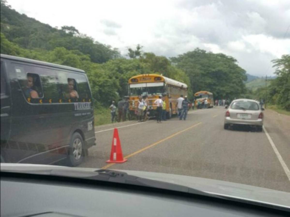 Alcalde de San José de las Colinas, Santa Bárbara, se accidenta cerca de Tegucigalpa