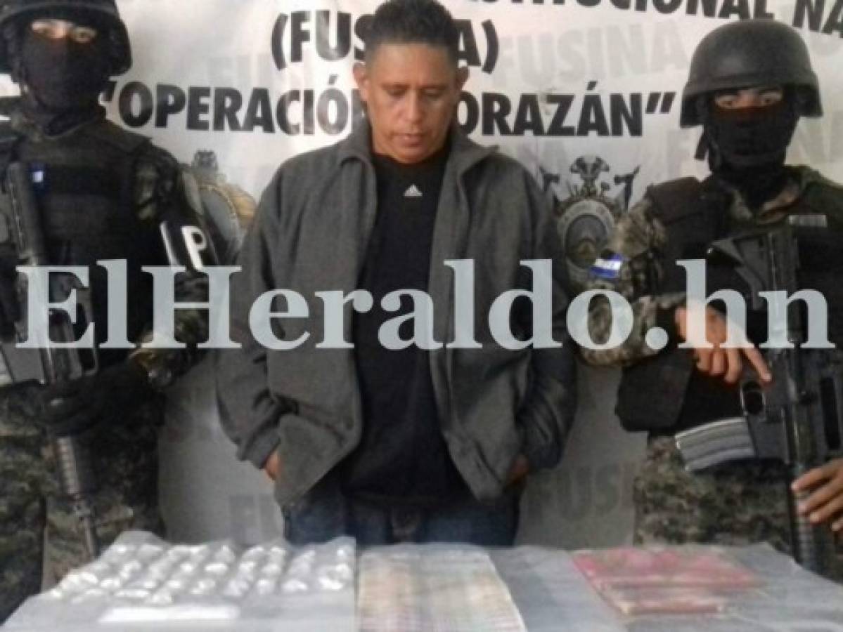 Honduras: Capturan a hombre en posesión de droga en la colonia Flor del Campo