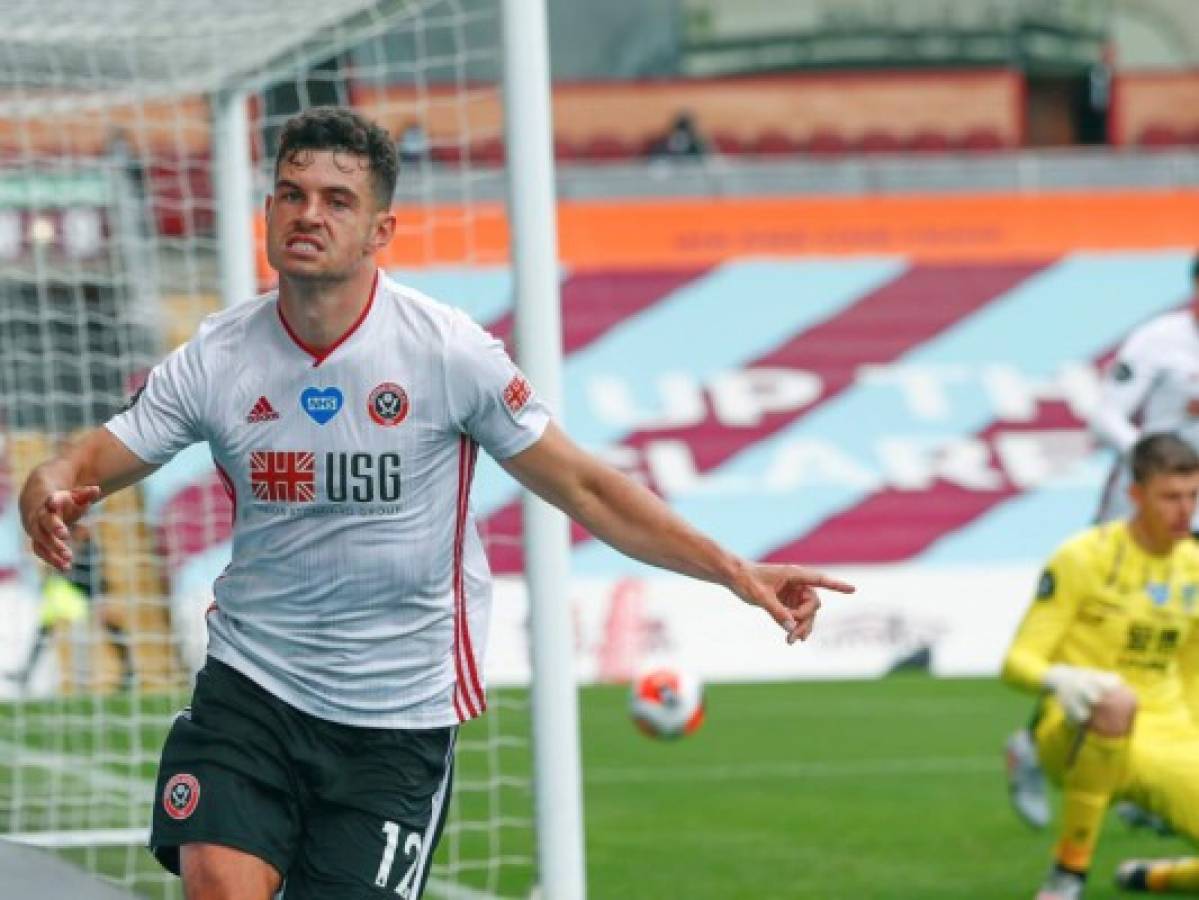 Sheffield United rescata empate ante Burnley en la Premier  