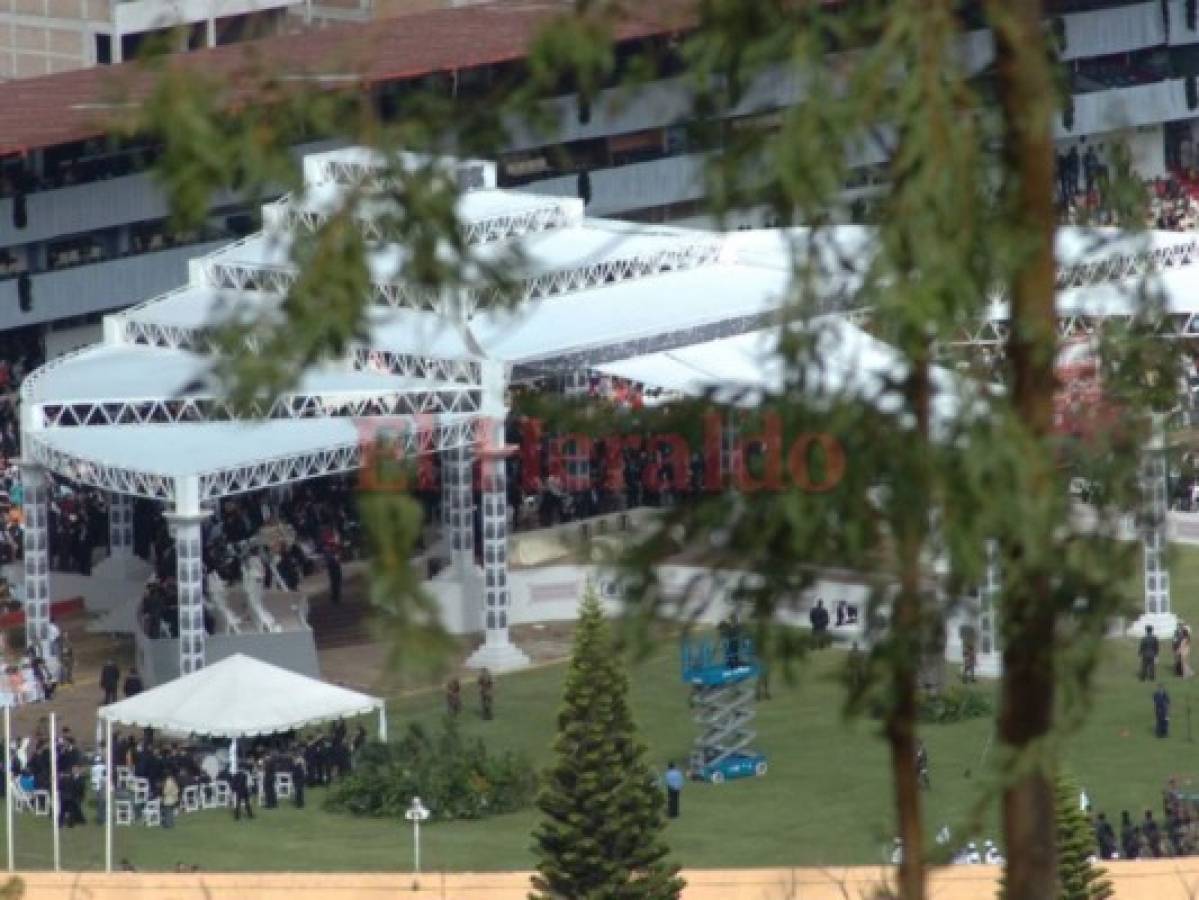 El Estadio Nacional de Tegucigalpa no siempre ha sido escenario de las tomas de posesión presidencial