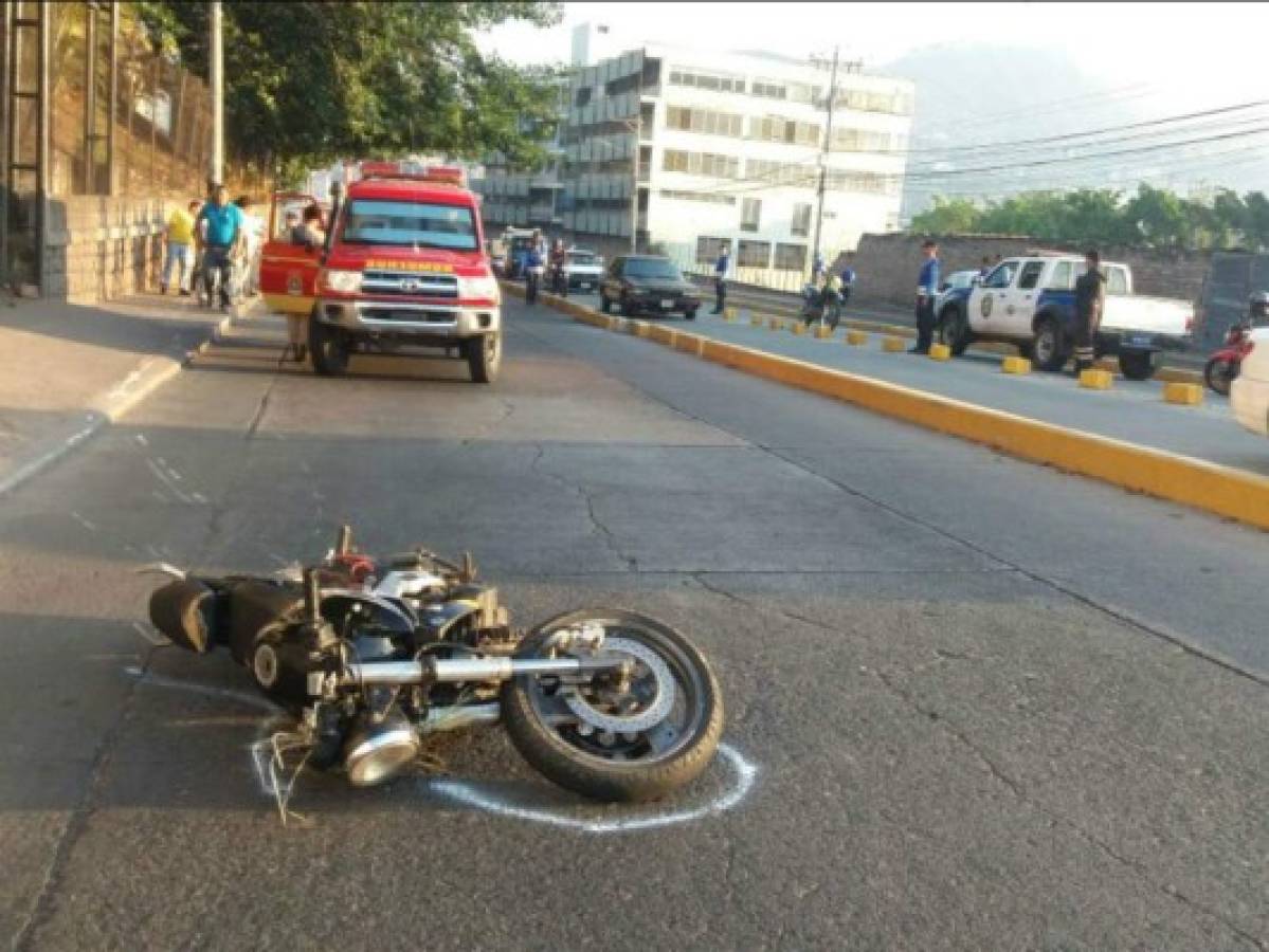 Muere motociclista atropellado en el bulevar Suyapa de la capital de Honduras