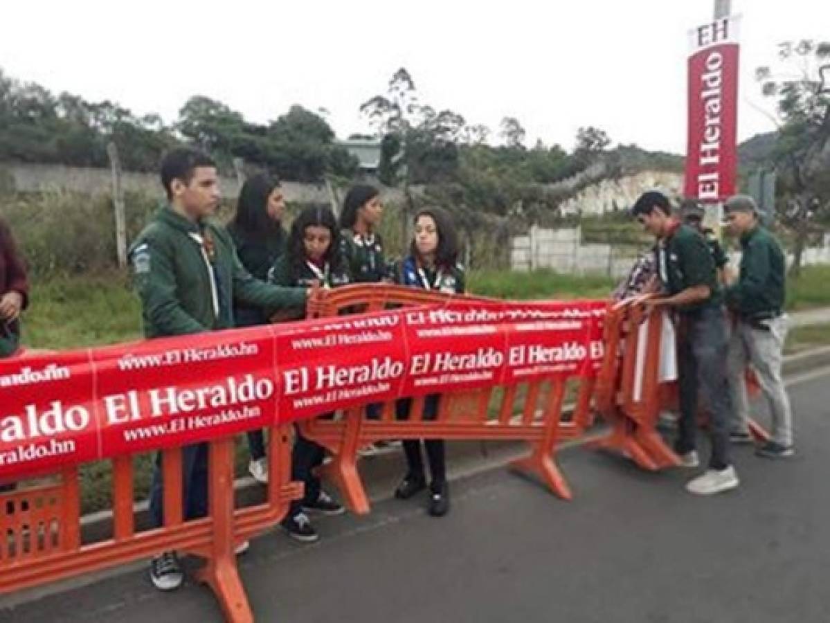 Scouts de Honduras brindan su apoyo en la Séptima Vuelta Ciclística de EL HERALDO
