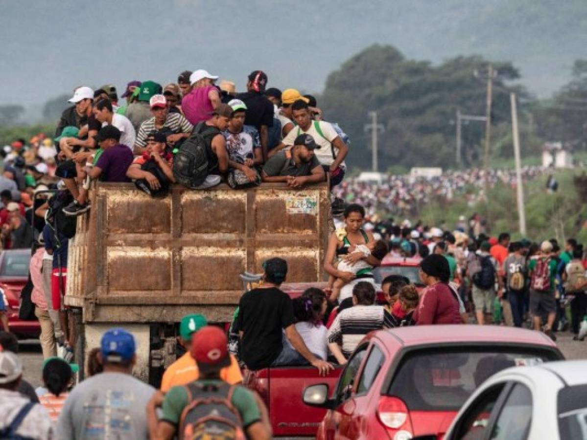 Caravana migrante en México: Hay 1,200 solicitudes de refugio en proceso