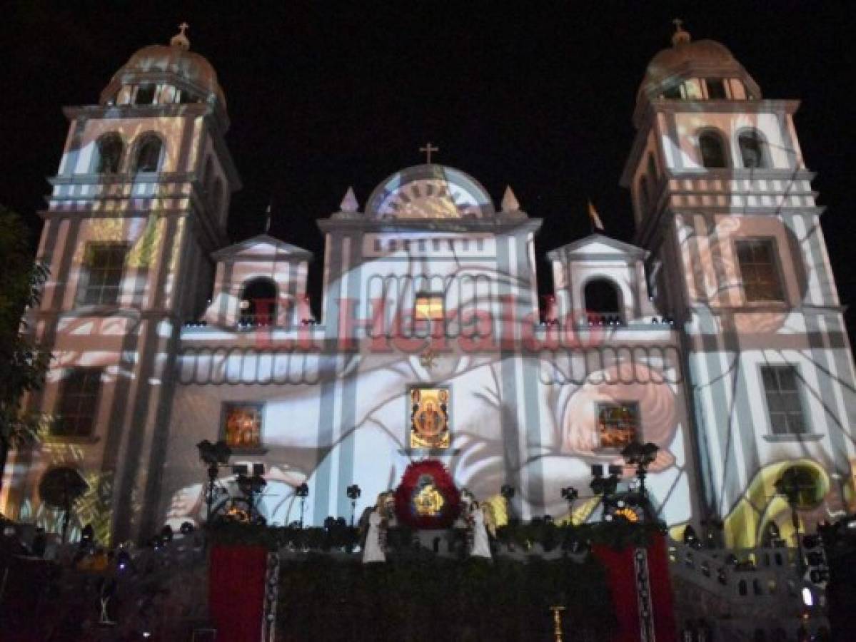 Noche de arte, tradición y cultura en el santuario de Suyapa