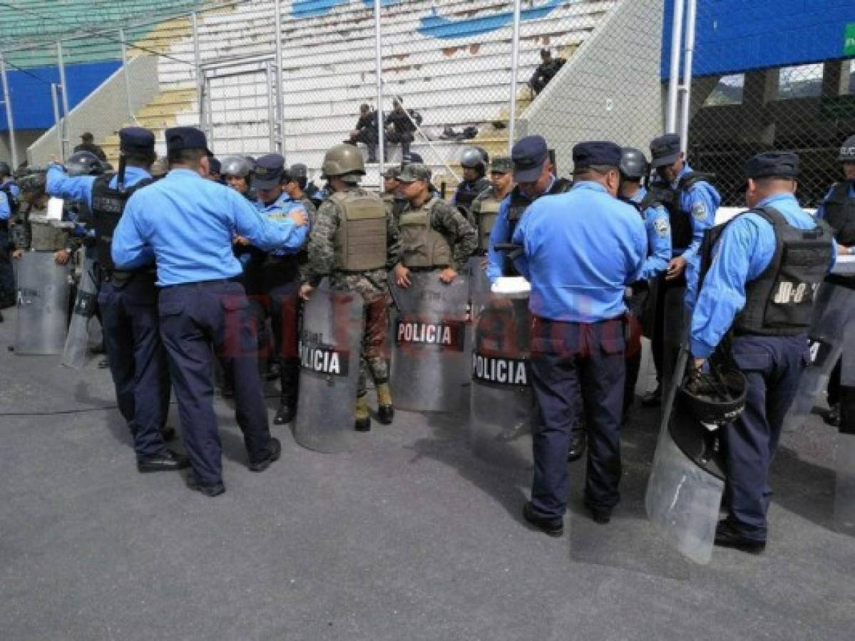 Blindan el estadio Nacional para la final entre Motagua vs Real España