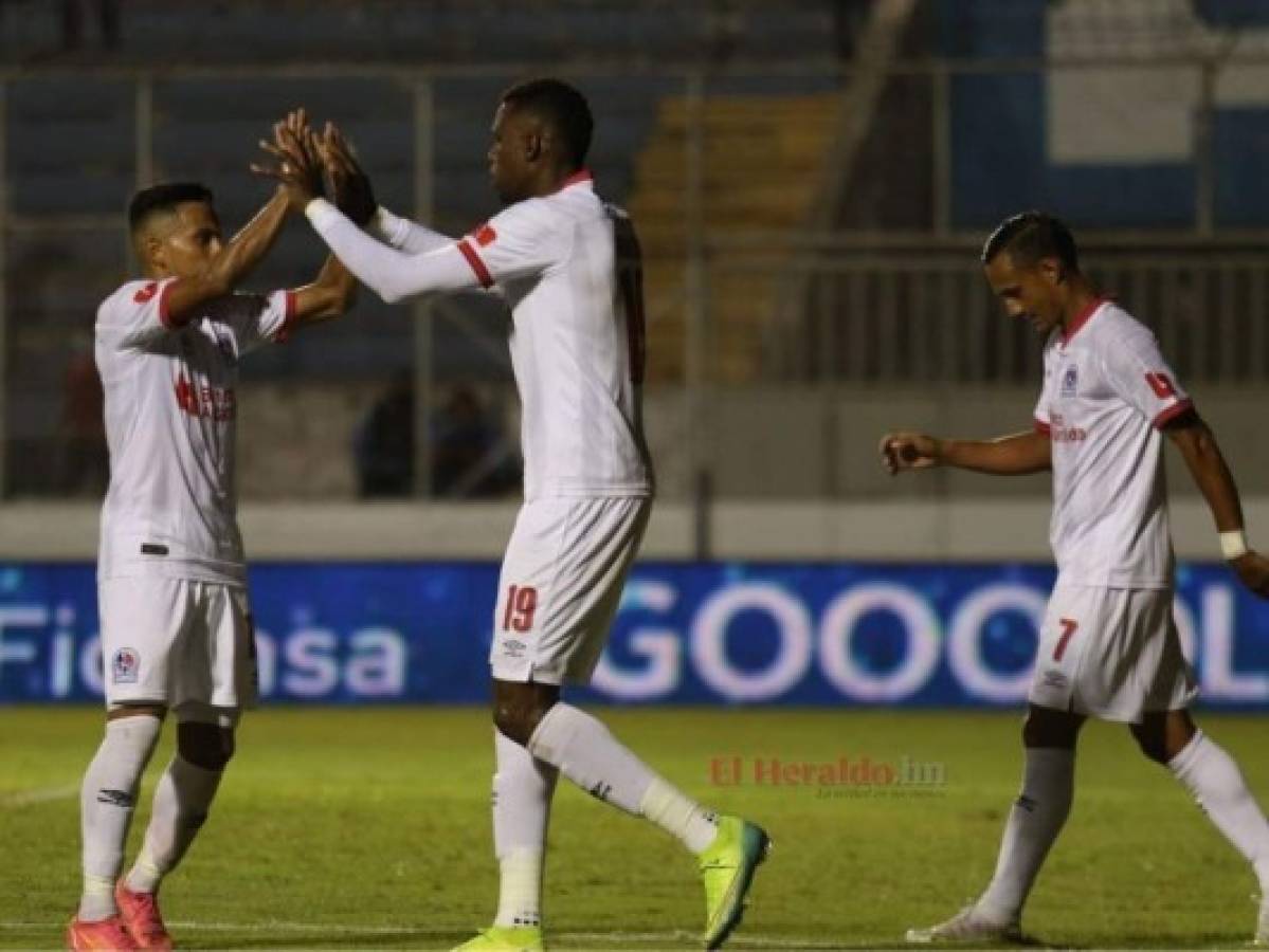 Yustin Arboleda rescata derrota de Olimpia sobre Honduras Progreso