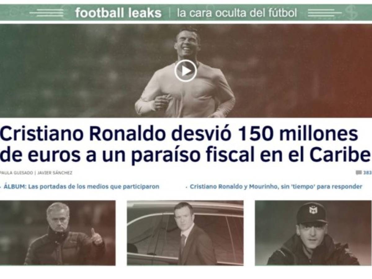 Cristiano Ronaldo desvió 150 millones para eludir impuestos