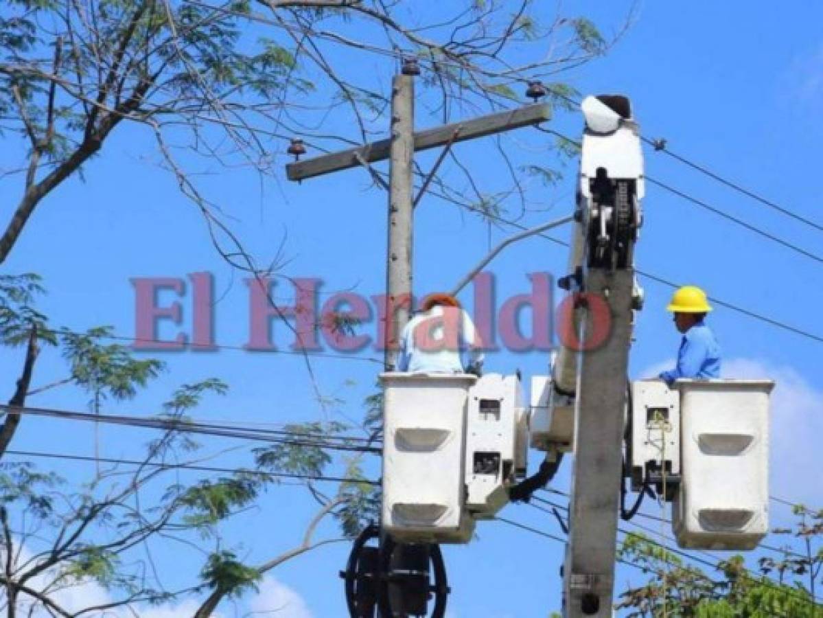 Sectores de Honduras que estarán sin energía eléctrica este martes 7 de agosto
