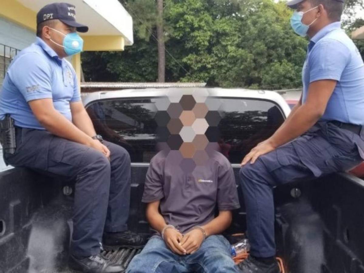 Capturan a un presunto sicario de la Mara Salvatrucha en El Progreso