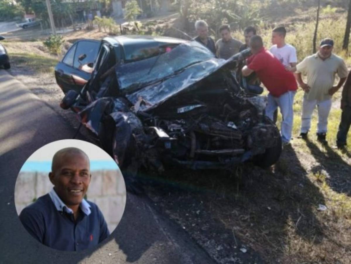 Exjugador de Motagua sufre aparatoso accidente en Olancho