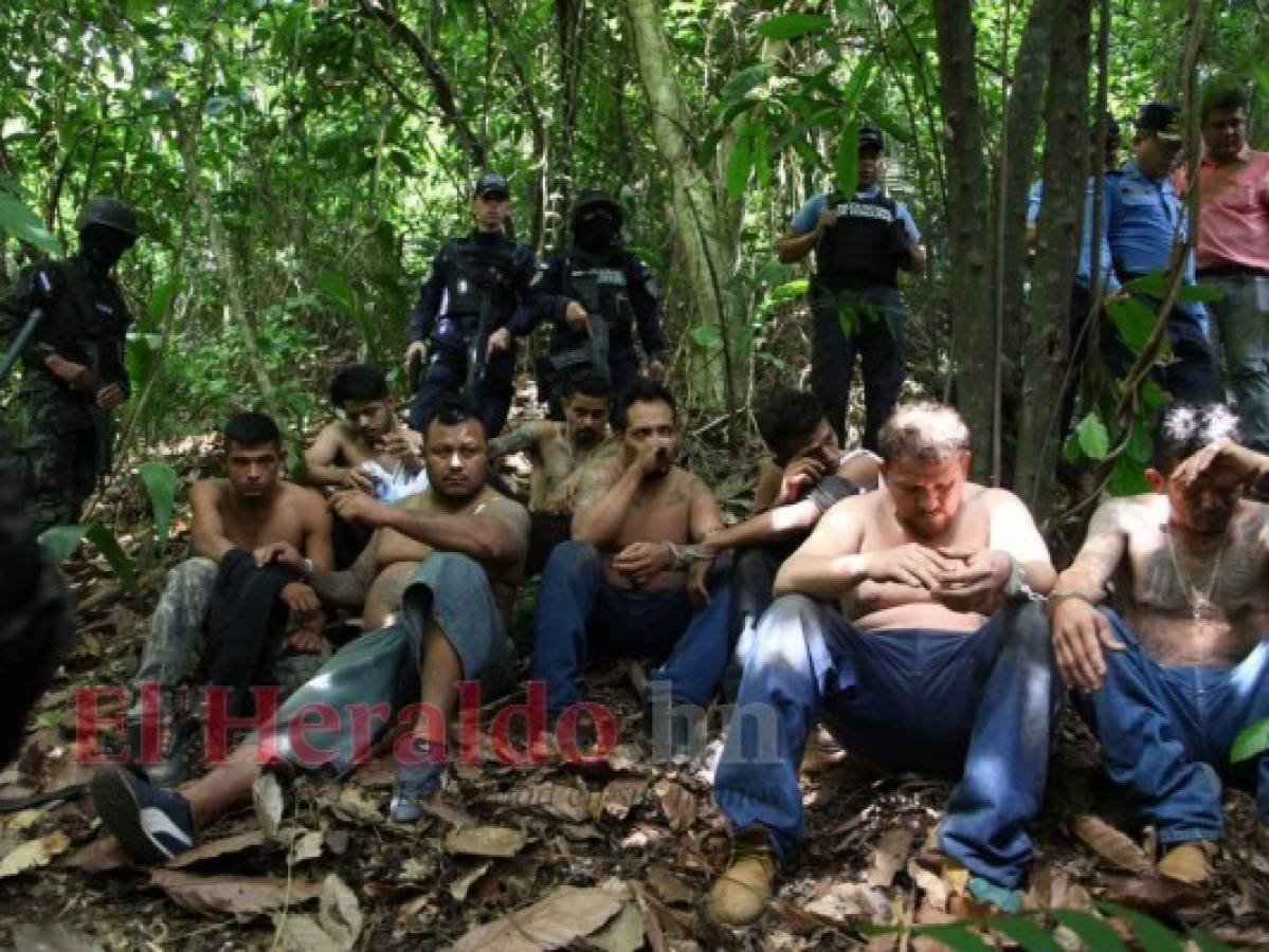 Prisión preventiva contra 10 de 11 mareros capturados en El Merendón