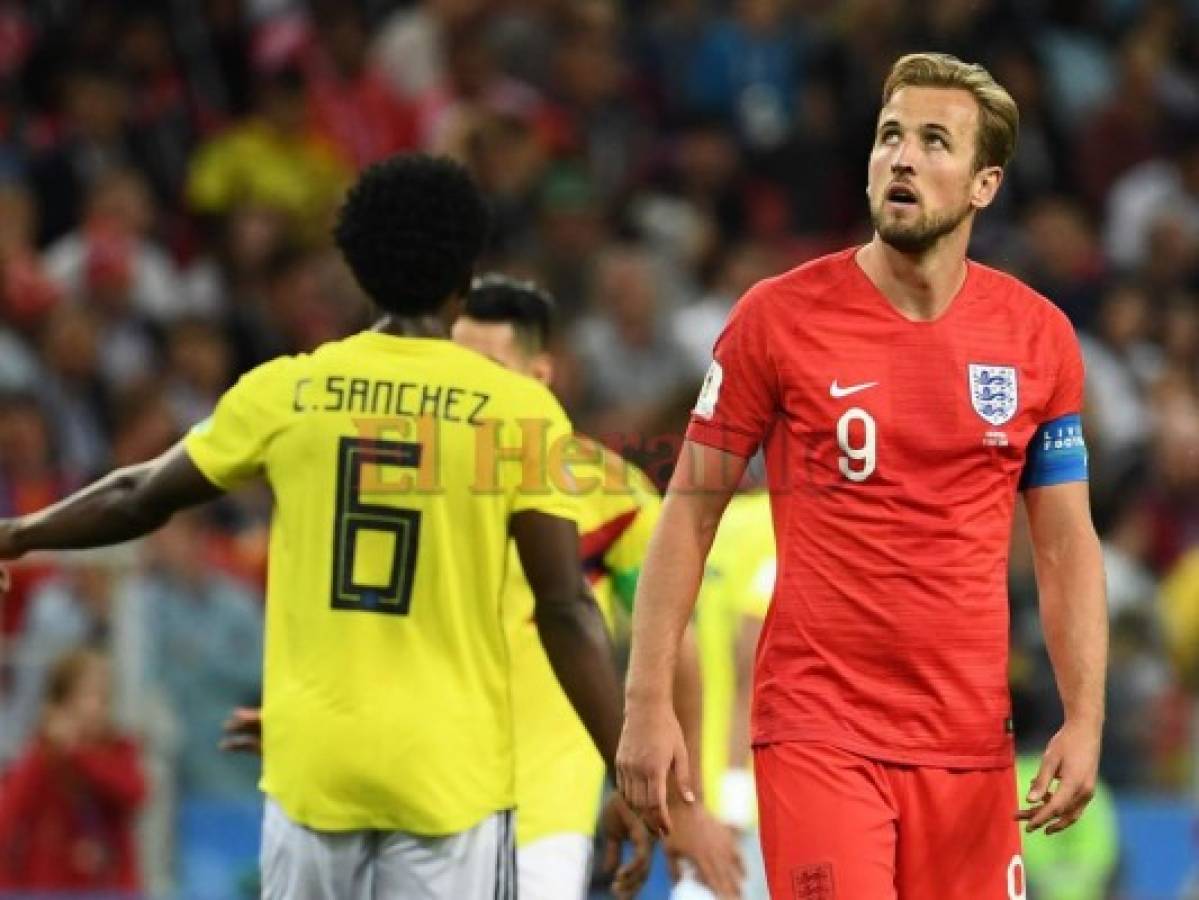 Inglaterra clasifica a cuartos de final tras vencer a Colombia en penales