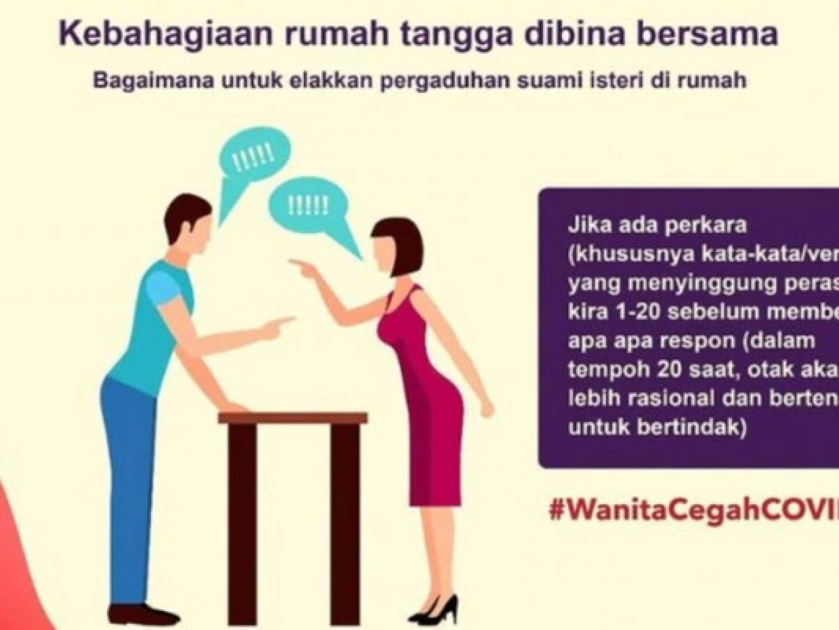 Gobierno malasio se disculpa por consejos sexistas durante cuarentena