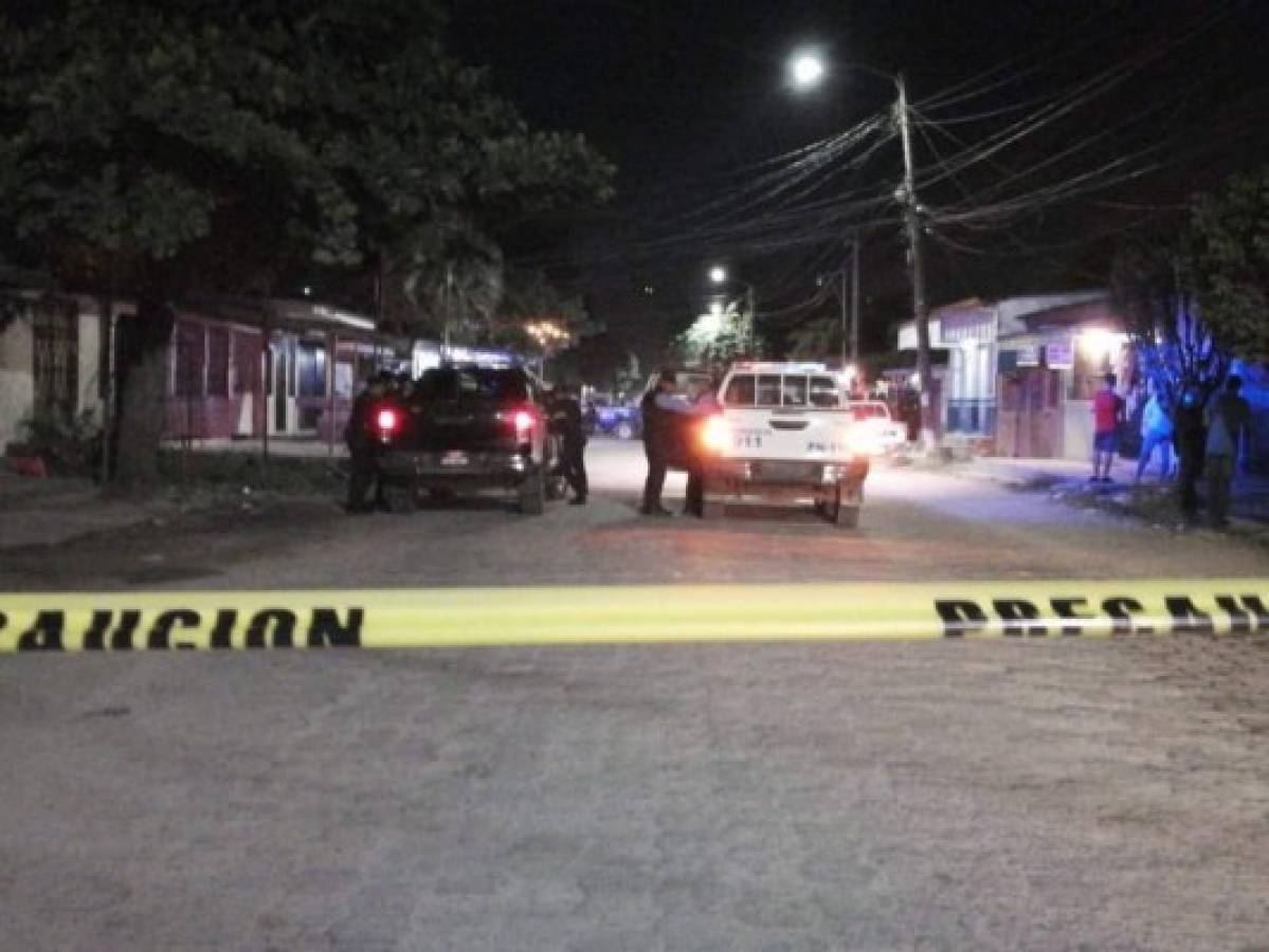 Balacera deja dos muertos en la colonia Satélite de San Pedro Sula
