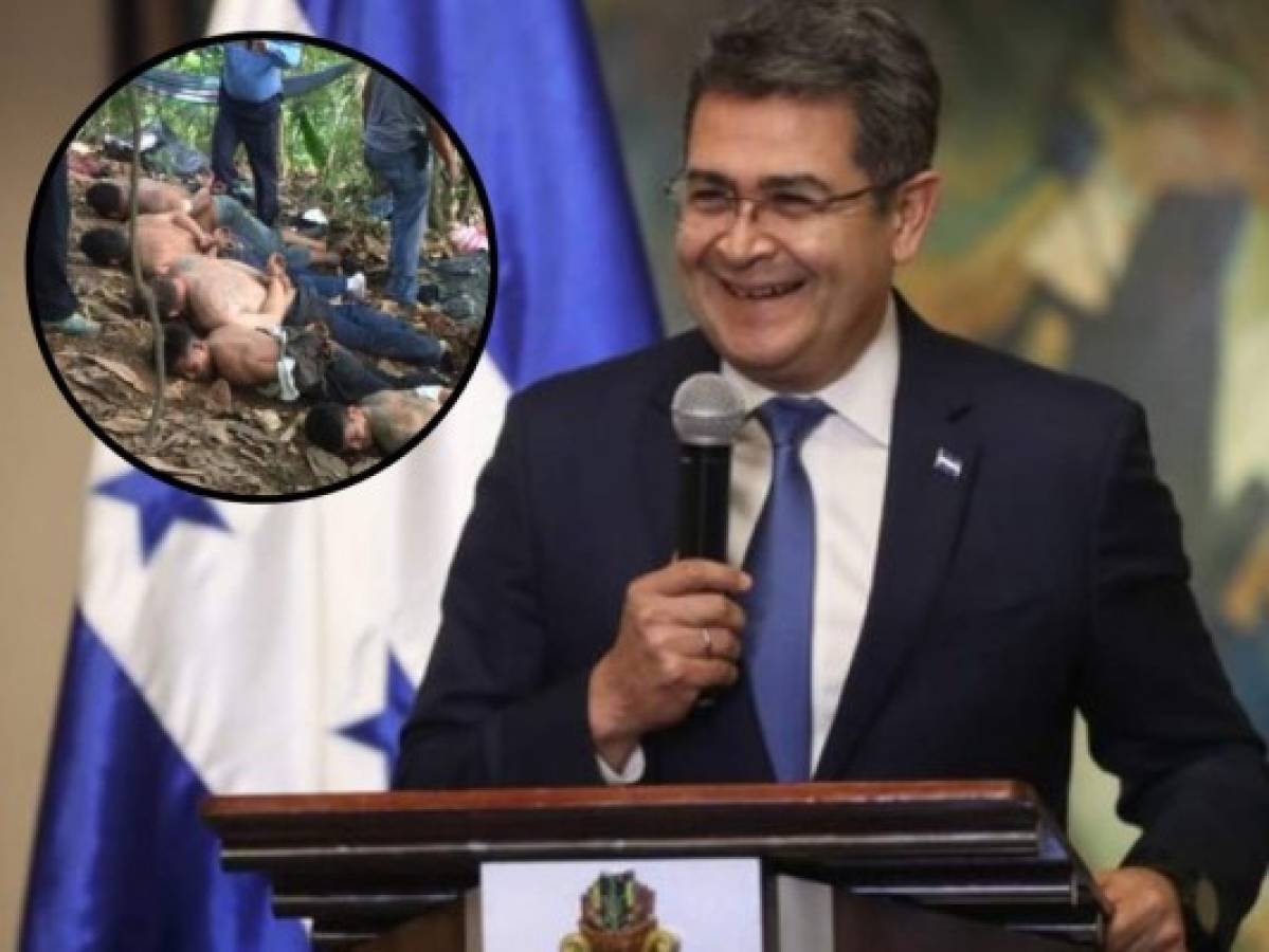 Presidente Hernández envía mensaje a maras y pandillas tras captura en El Merendón