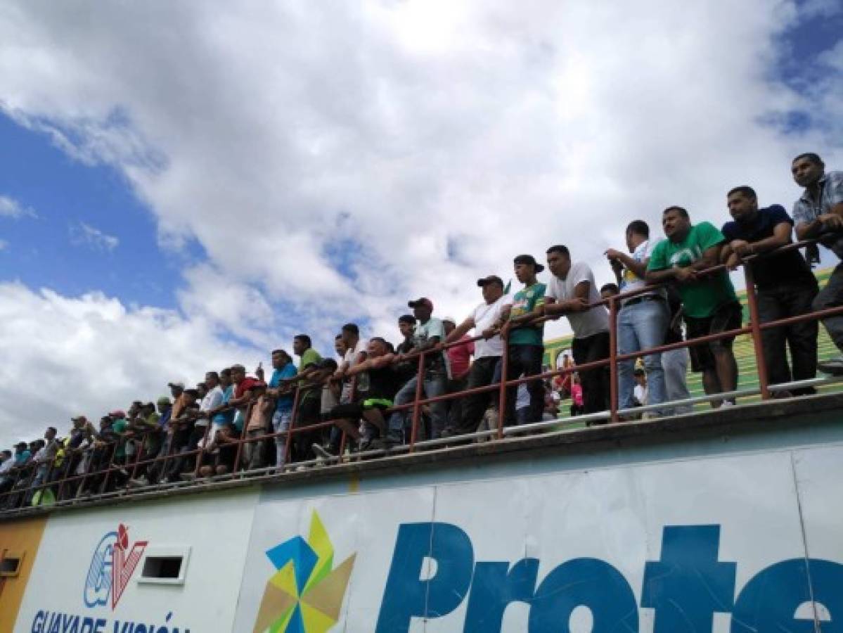 Olimpia le roba un punto a Juticalpa tras empatarle a 2-2 en menos de dos minutos