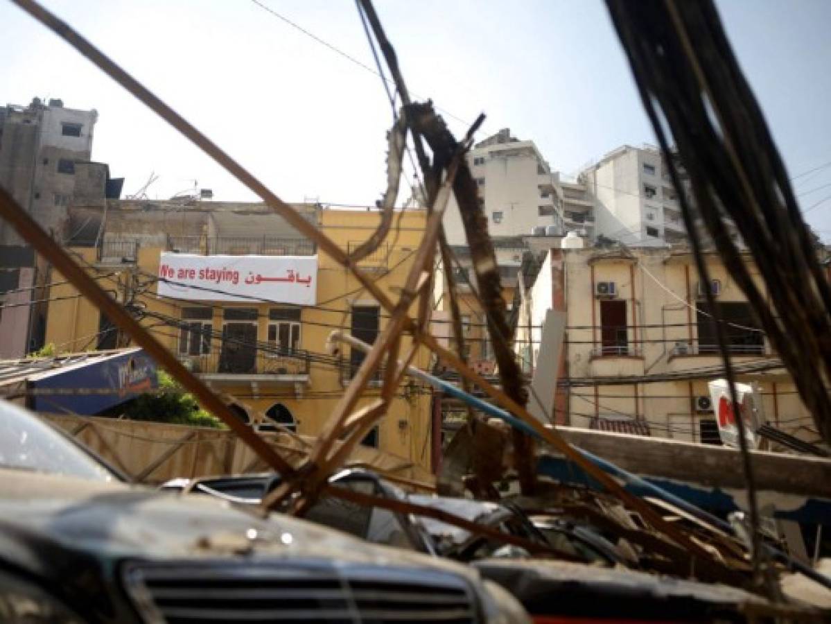 Trauma y miedo se vive entre habitantes de Beirut tras potente explosión