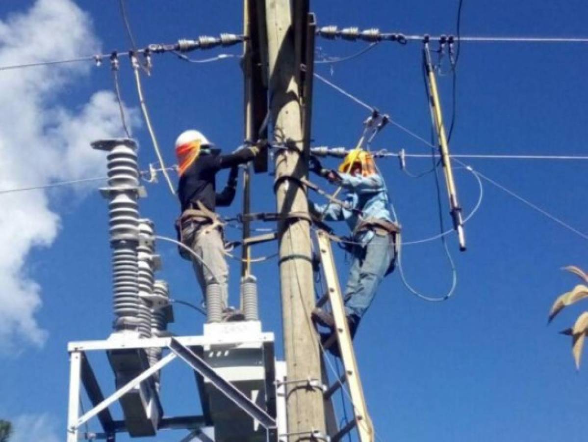 Listado de sectores que no tendrán energía eléctrica este viernes en Honduras