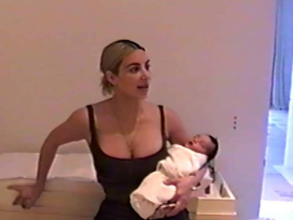 Kim Kardashian publica la primera foto de su hija Chicago