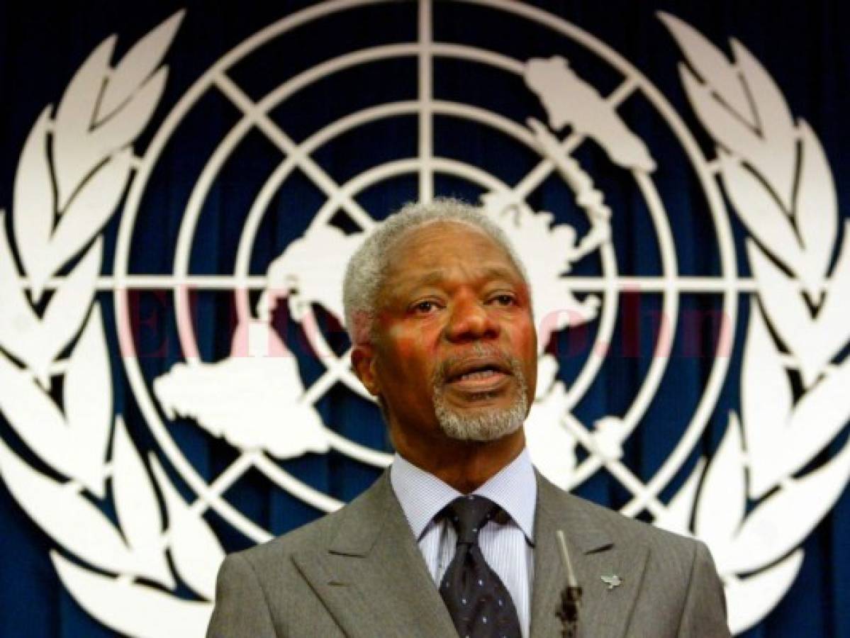 Honduras y el mundo lamentan la muerte del exsecretario de la ONU, Kofi Annan
