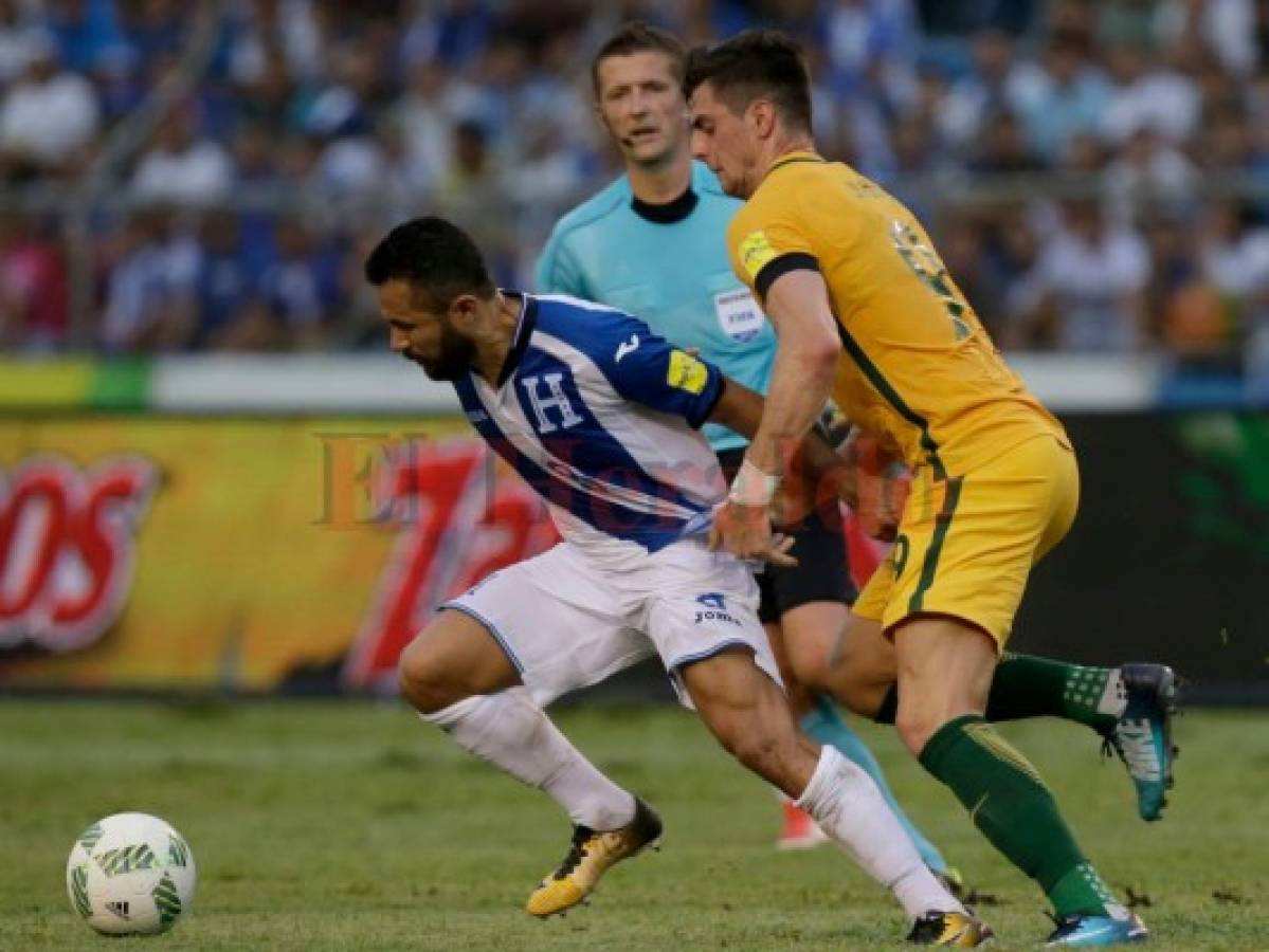 Honduras y Australia empatan a cero en el juego de ida del repechaje rumbo a Rusia 2018