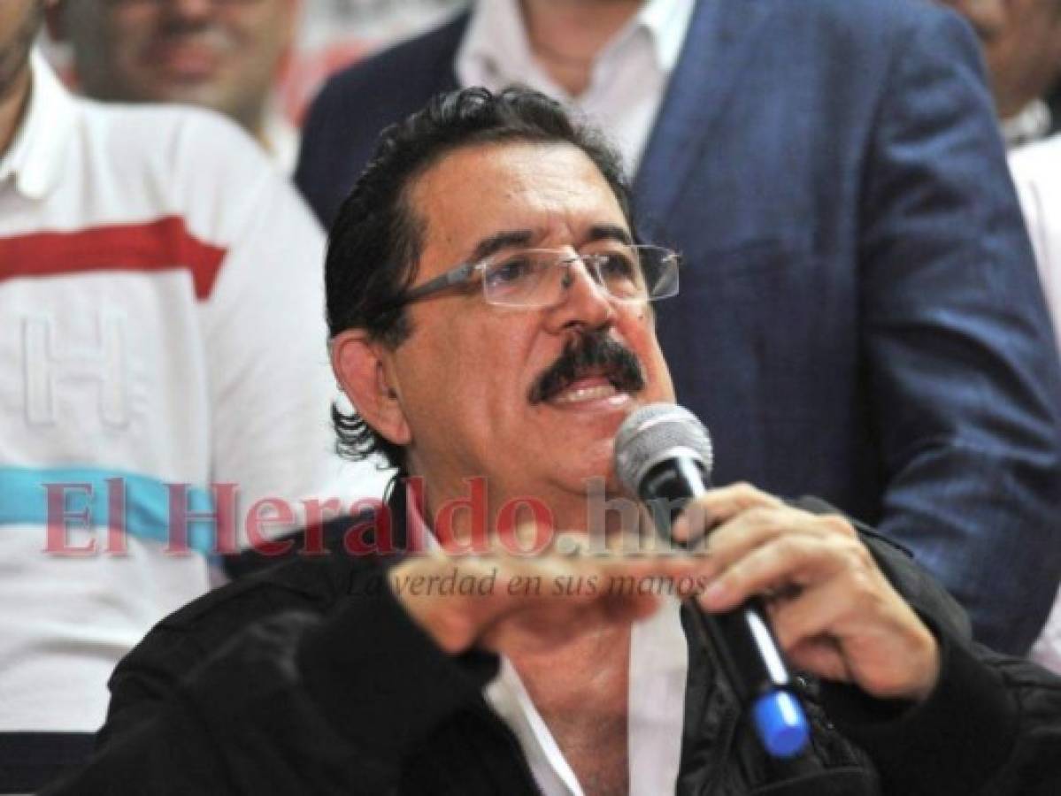 'Mel' Zelaya convoca a los diputados electos para resolver elección de Luis Redondo