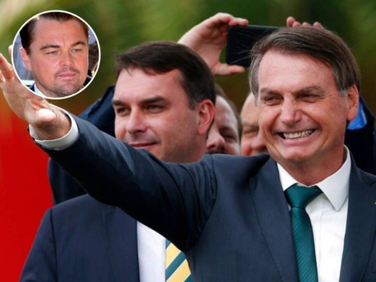 Bolsonaro critica a DiCaprio por incendios en la Amazonía 