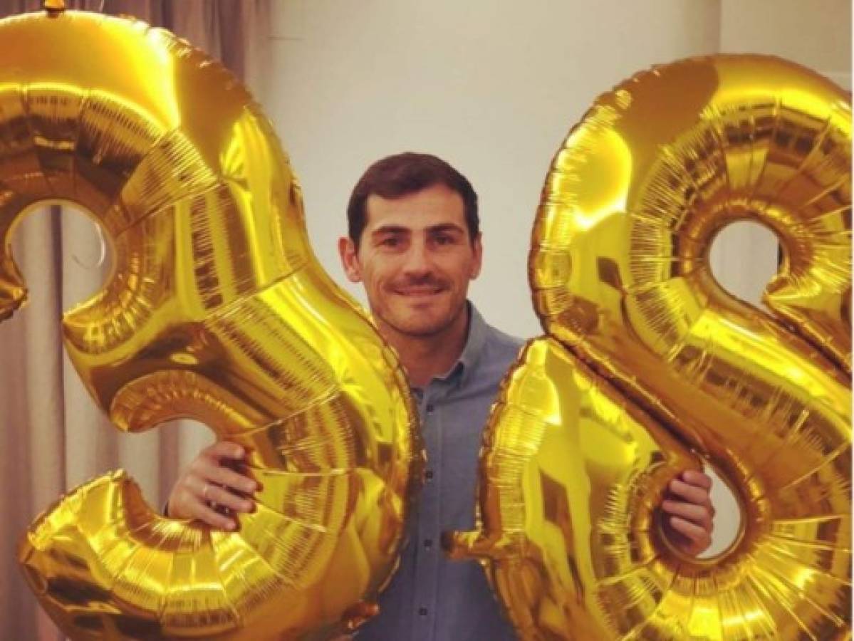 Así celebró su cumpleaños 38 Iker Casillas