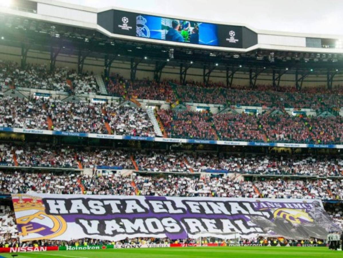 La polémica pancarta en el Santiago Bernabéu que molestó al Atlético de Madrid