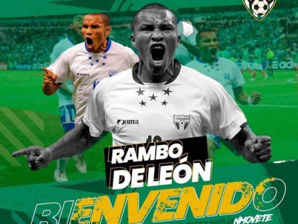 Rambo de León seguirá jugando al fútbol con el San Juan de Quimistán en el Ascenso