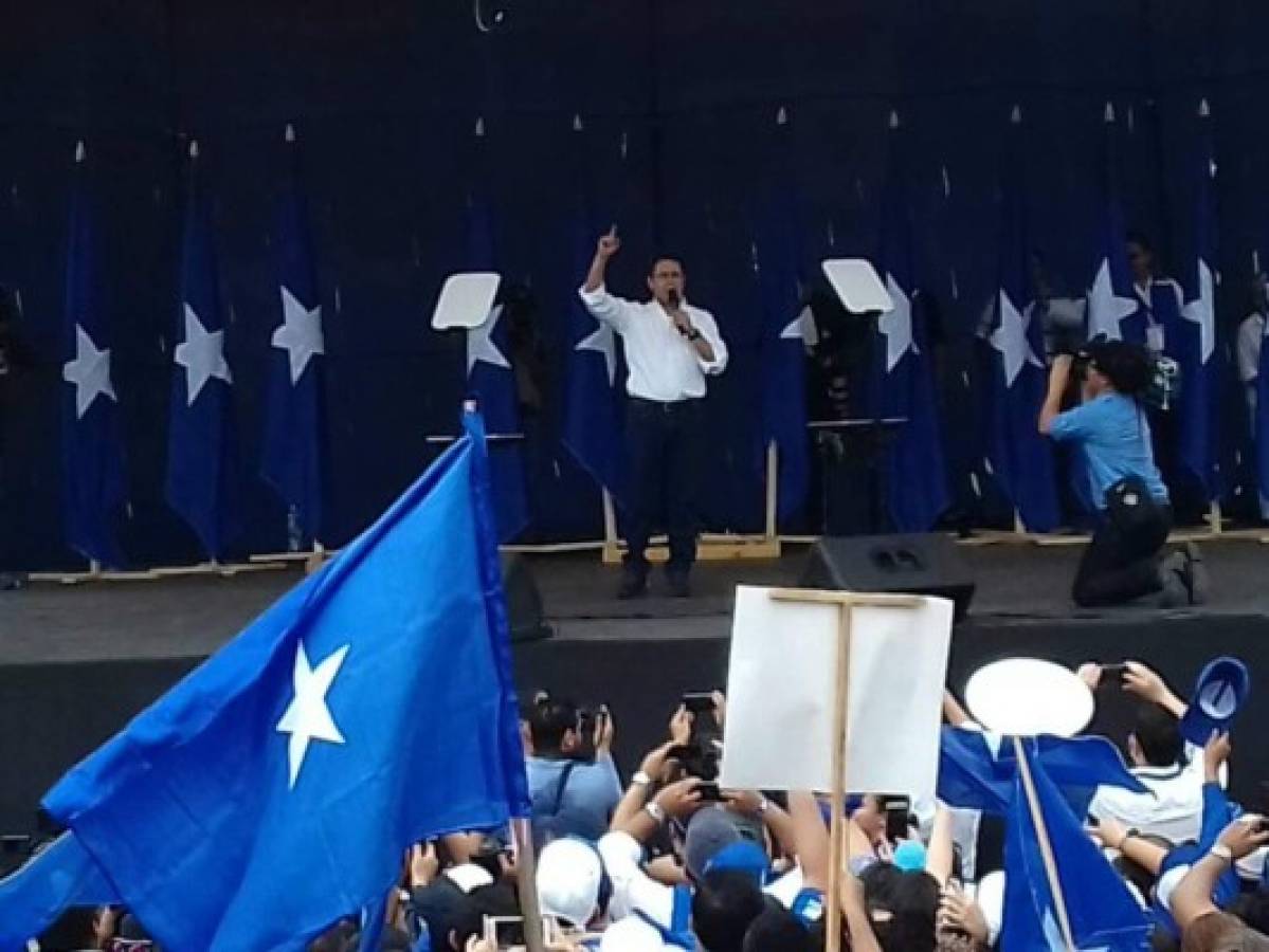 JOH acepta candidatura del PN y dice: 'voy a ser el próximo presidente de Honduras'   