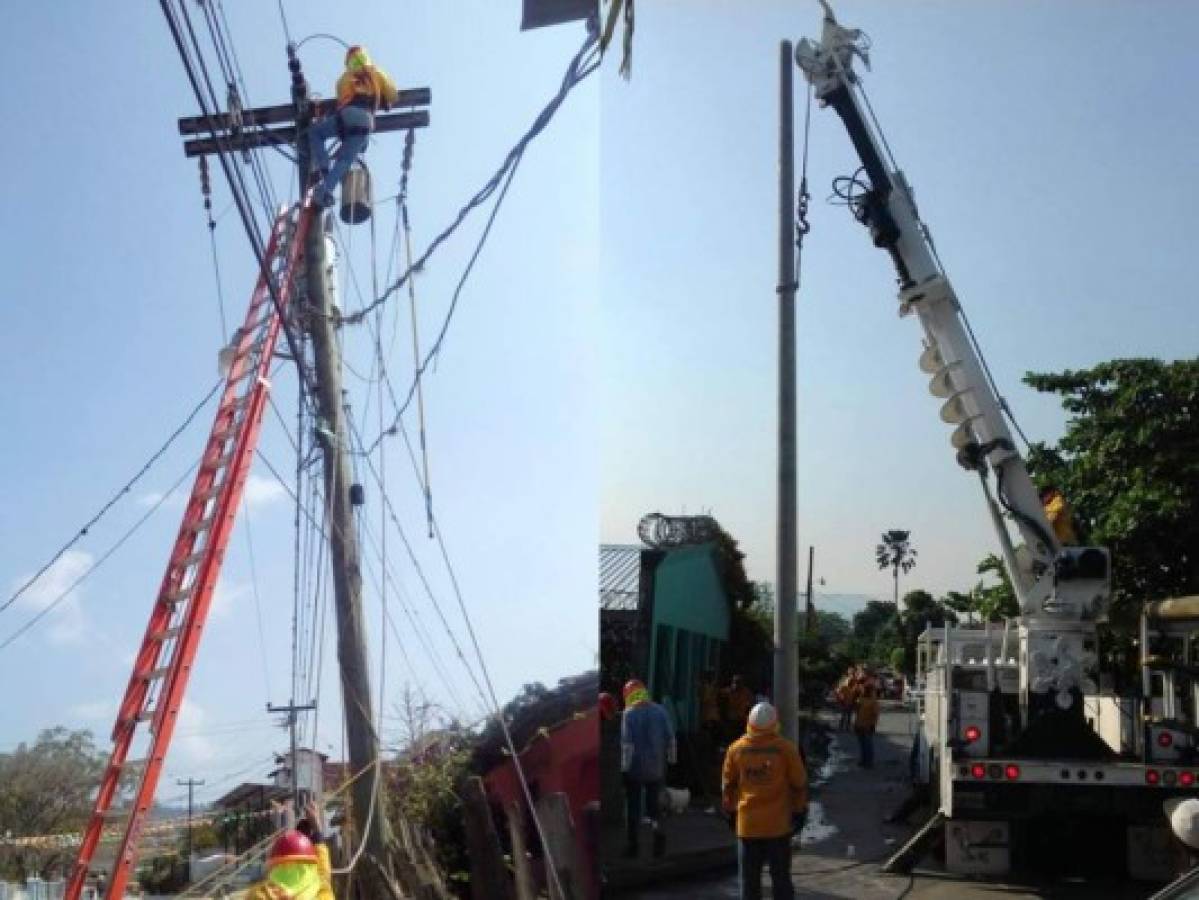 Honduras: Decenas de sectores no tendrán energía este martes en San Pedro Sula y La Ceiba