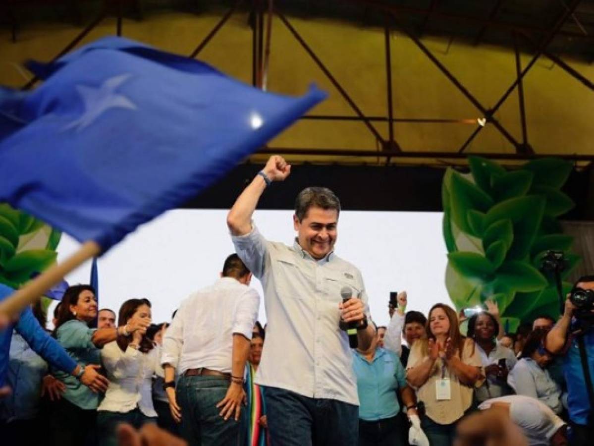 Juan Orlando Hernández: 'Vamos por la cuarta victoria del Partido Nacional'