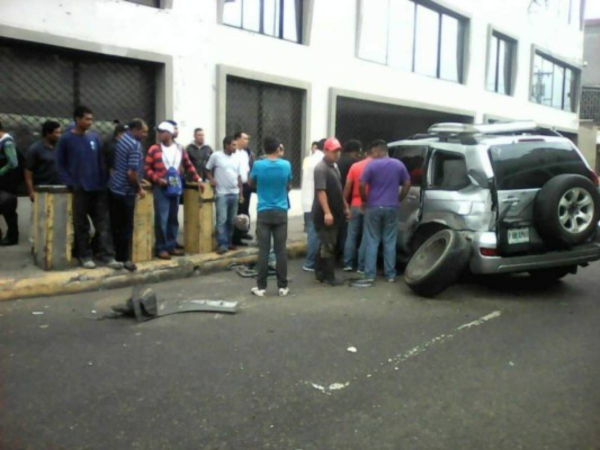 Accidente vial deja herida a la esposa del jugador del Olimpia, Carlos Will Mejía