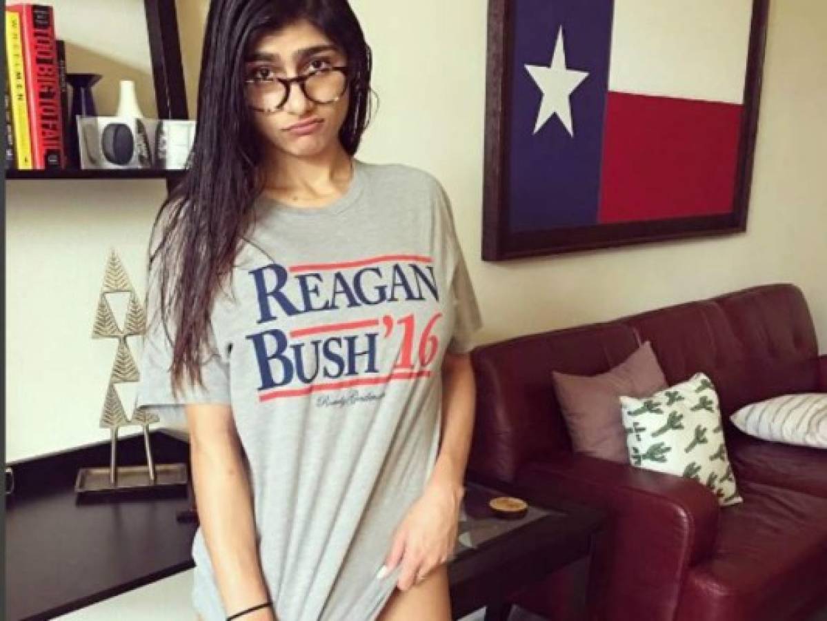 Actriz de cine para adultos Mia Khalifa hace polémica broma en sus redes sociales