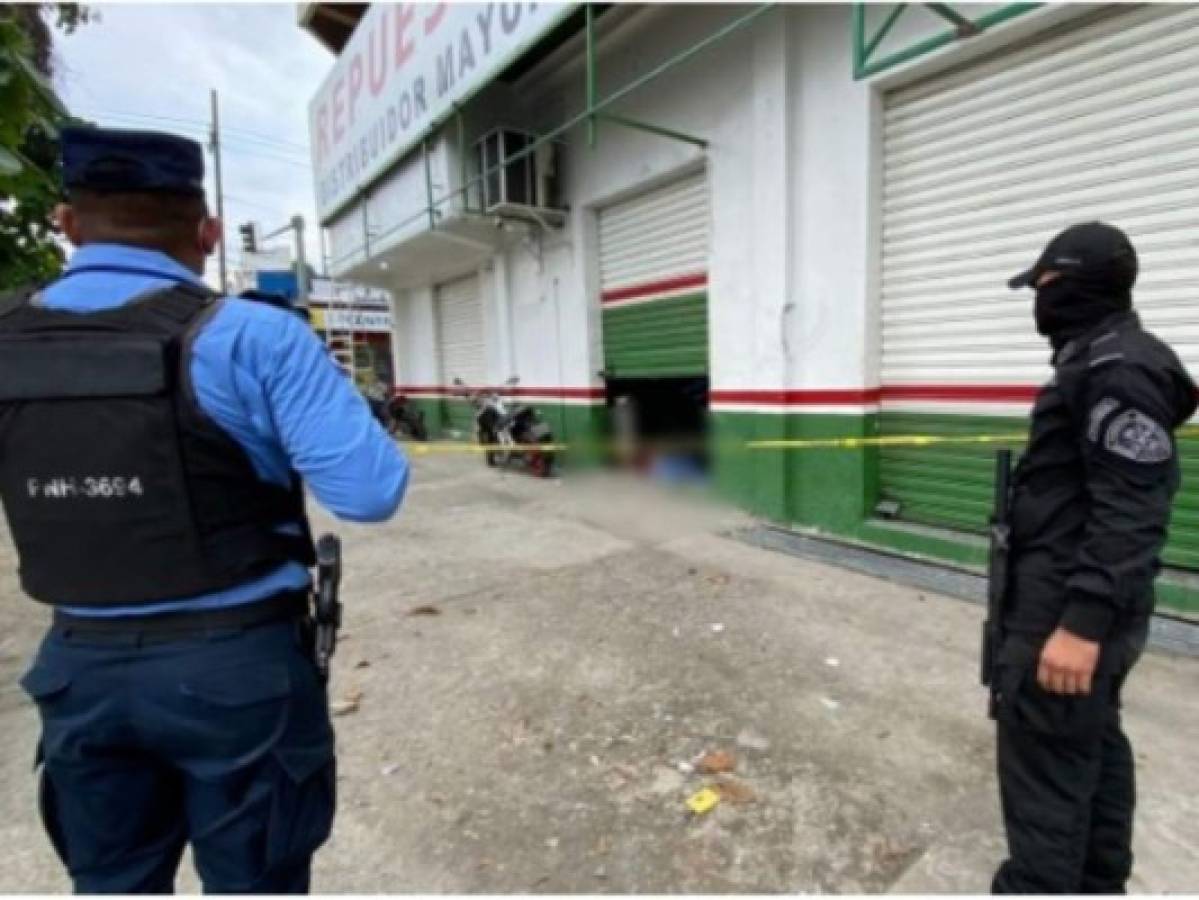 Matan a comerciante mientras compraba repuestos en San Pedro Sula