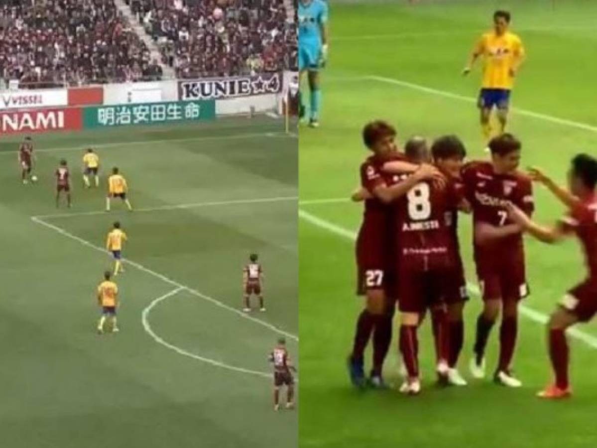 Andrés Iniesta anota golazo con el Vissel Kobe en la última jornada