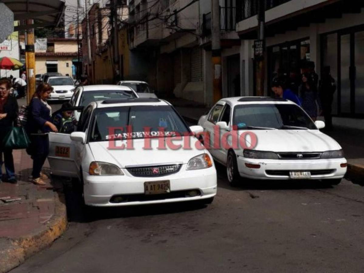 Taxistas anuncian paro de transporte por aumento de la tasa vial municipal en Tegucigalpa