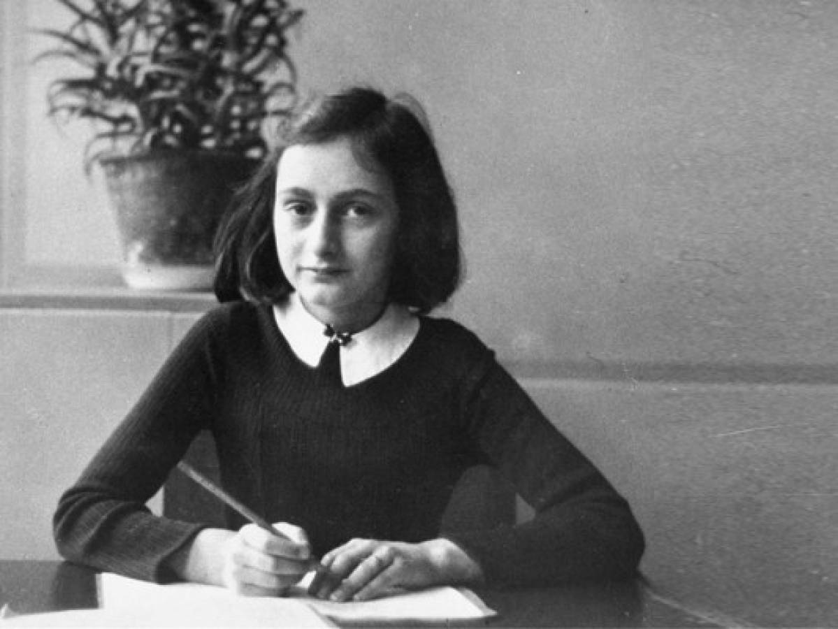Ana Frank en una de las históricas imágenes durante su niñez. (Foto: AFP)