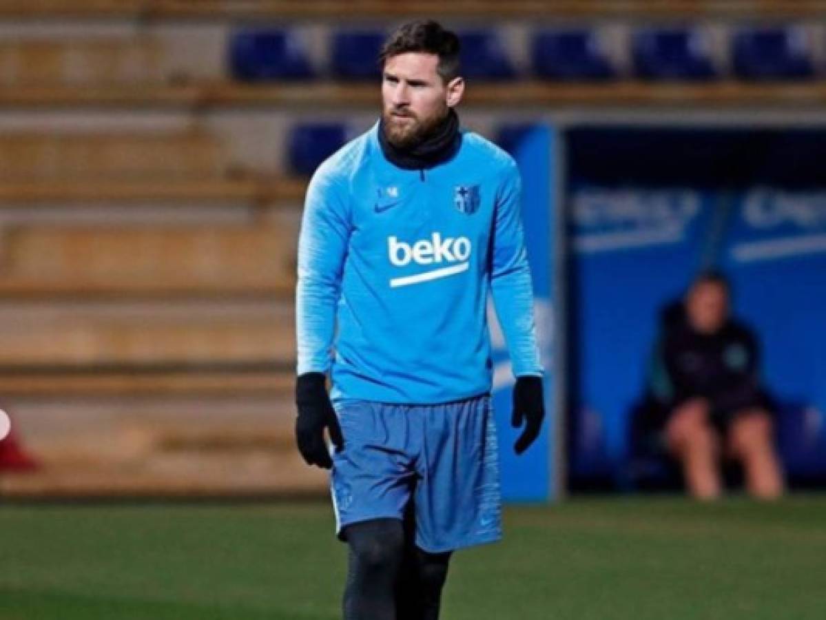 ¿Será titular Leo Messi en el Barcelona vs Real Madrid por la semifinal de Copa del Rey?