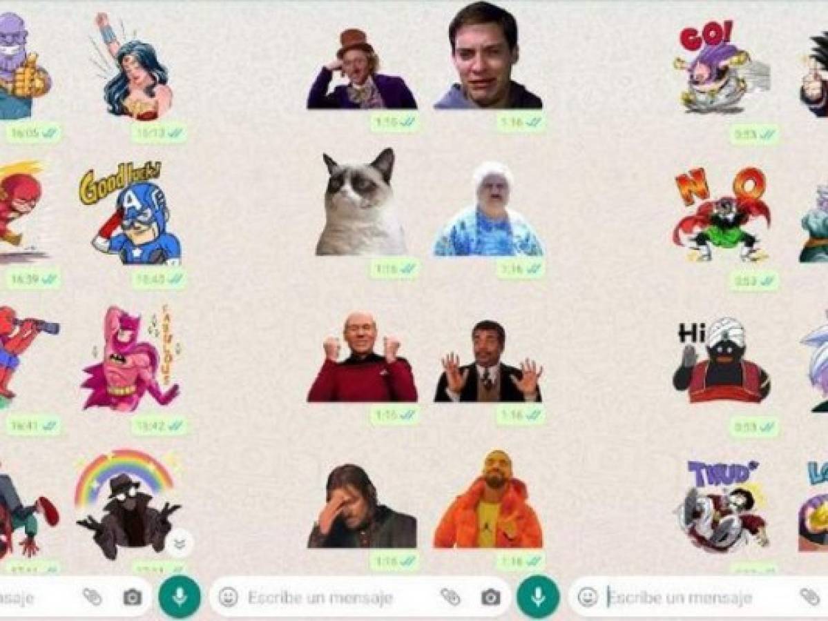 Tres aplicaciones para diseñar divertidos stickers en WhatsApp