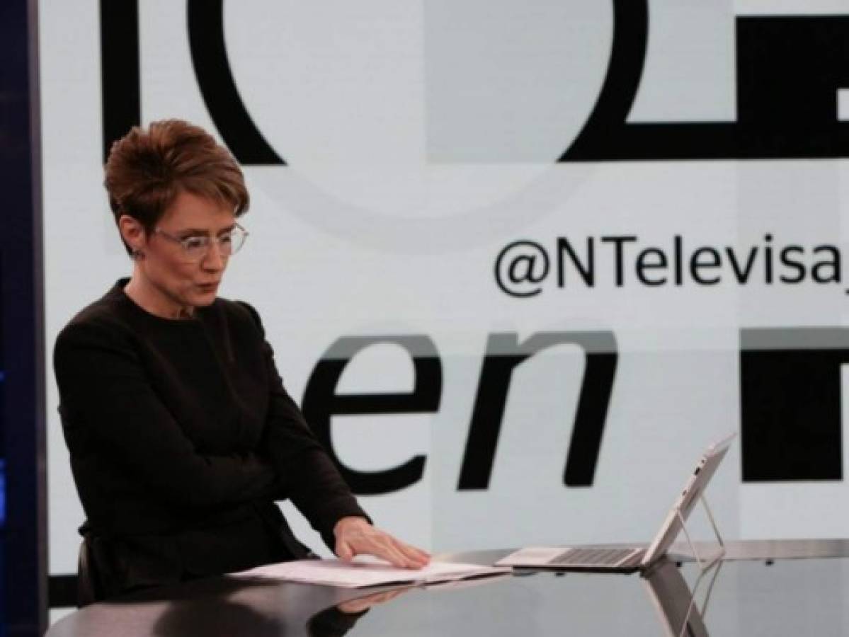 Denise Maerker debuta en Televisa como primera conductora mujer de su noticiario