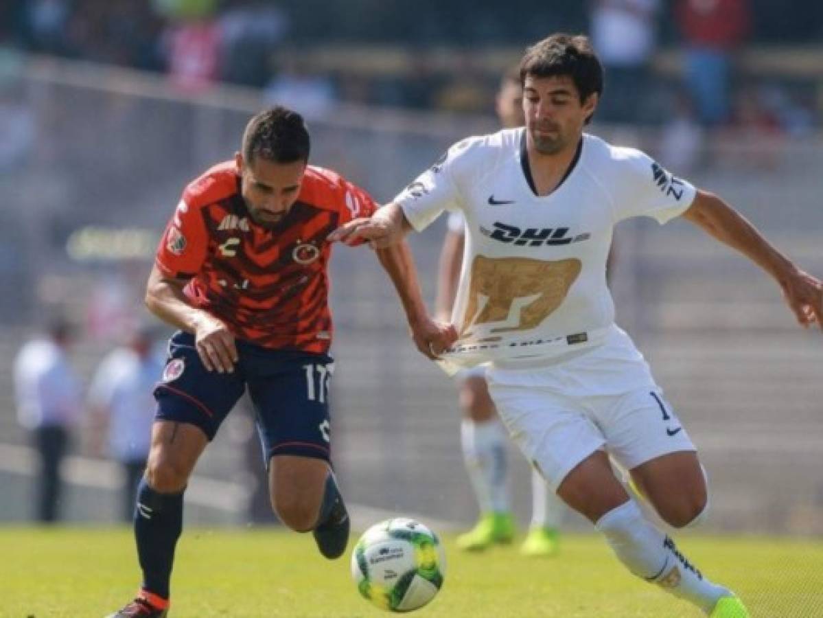 Deslucido empate de Pumas ante Veracruz en México  