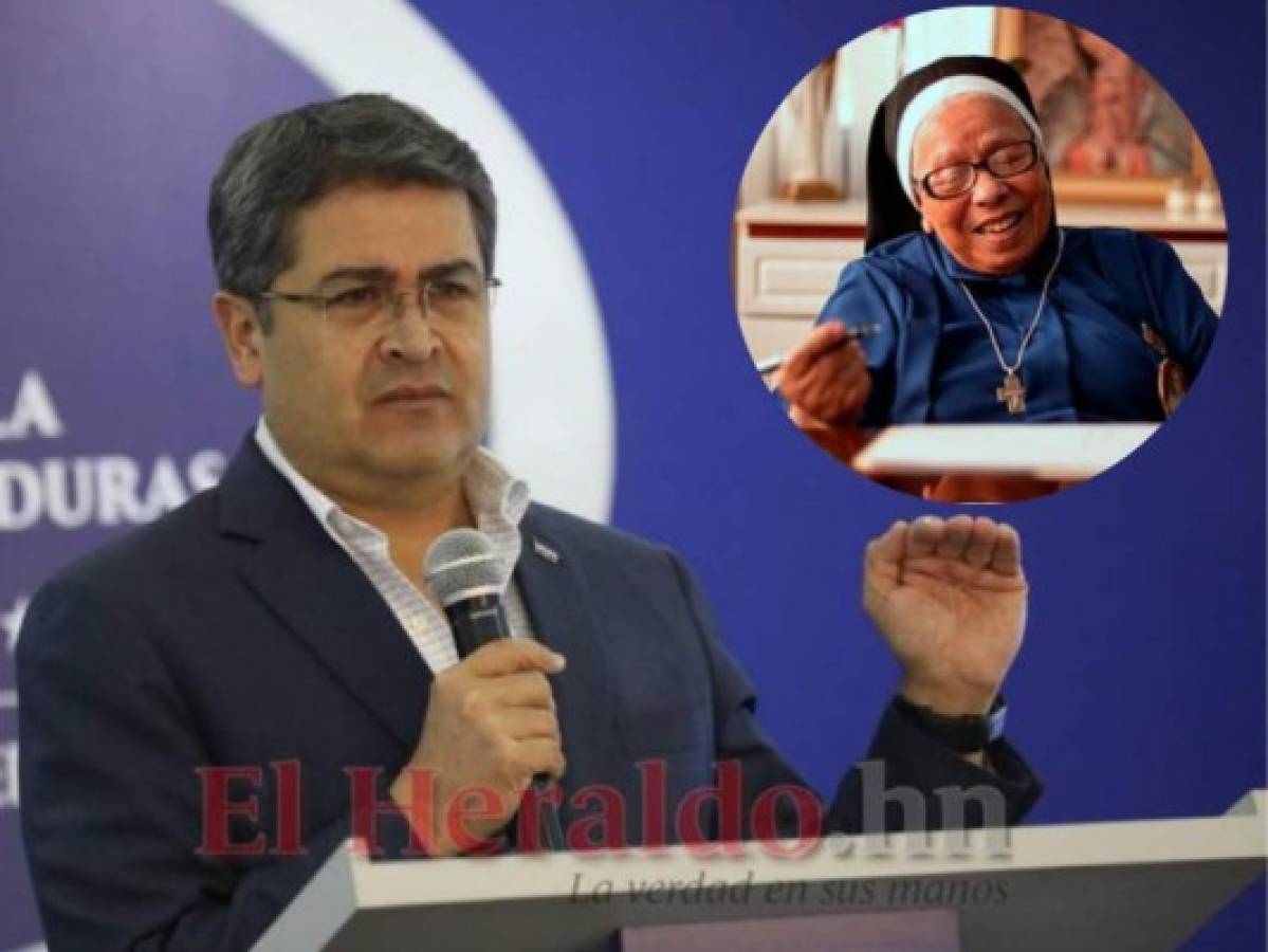 Presidente Hernández lamenta la muerte de Sor María Rosa