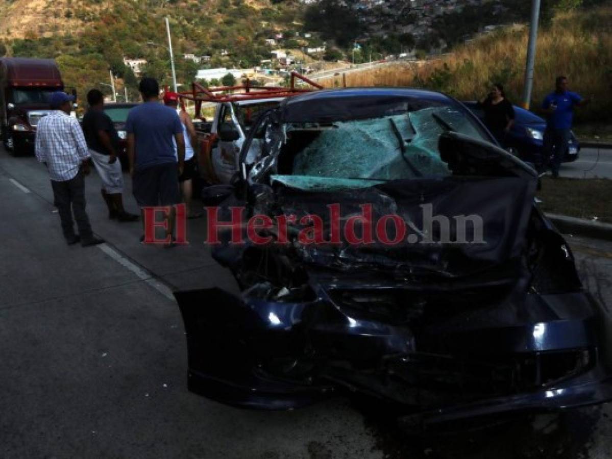 La ciudad con mayor incidencia es San Pedro Sula, donde hasta el 30 de junio murieron 200 personas en incidentes viales. Foto: El Heraldo.