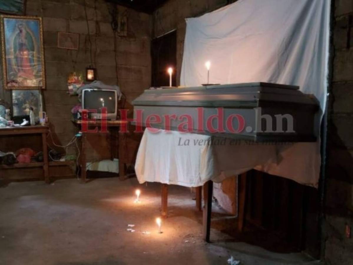 En humilde vivienda de Choluteca velan restos de mujer descuartizada