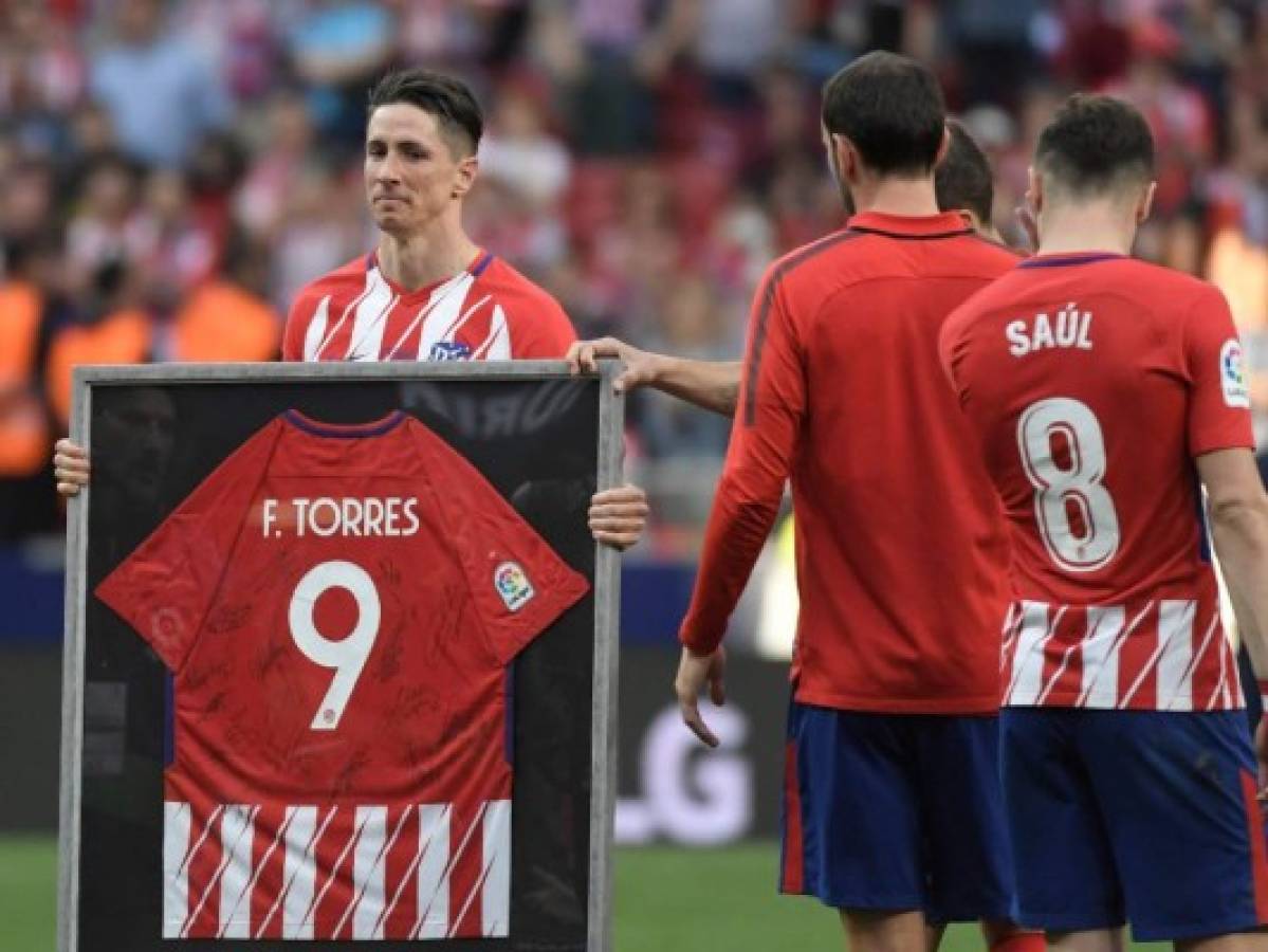 Fernando El Niño Torres se despide del Atlético de Madrid con un doblete