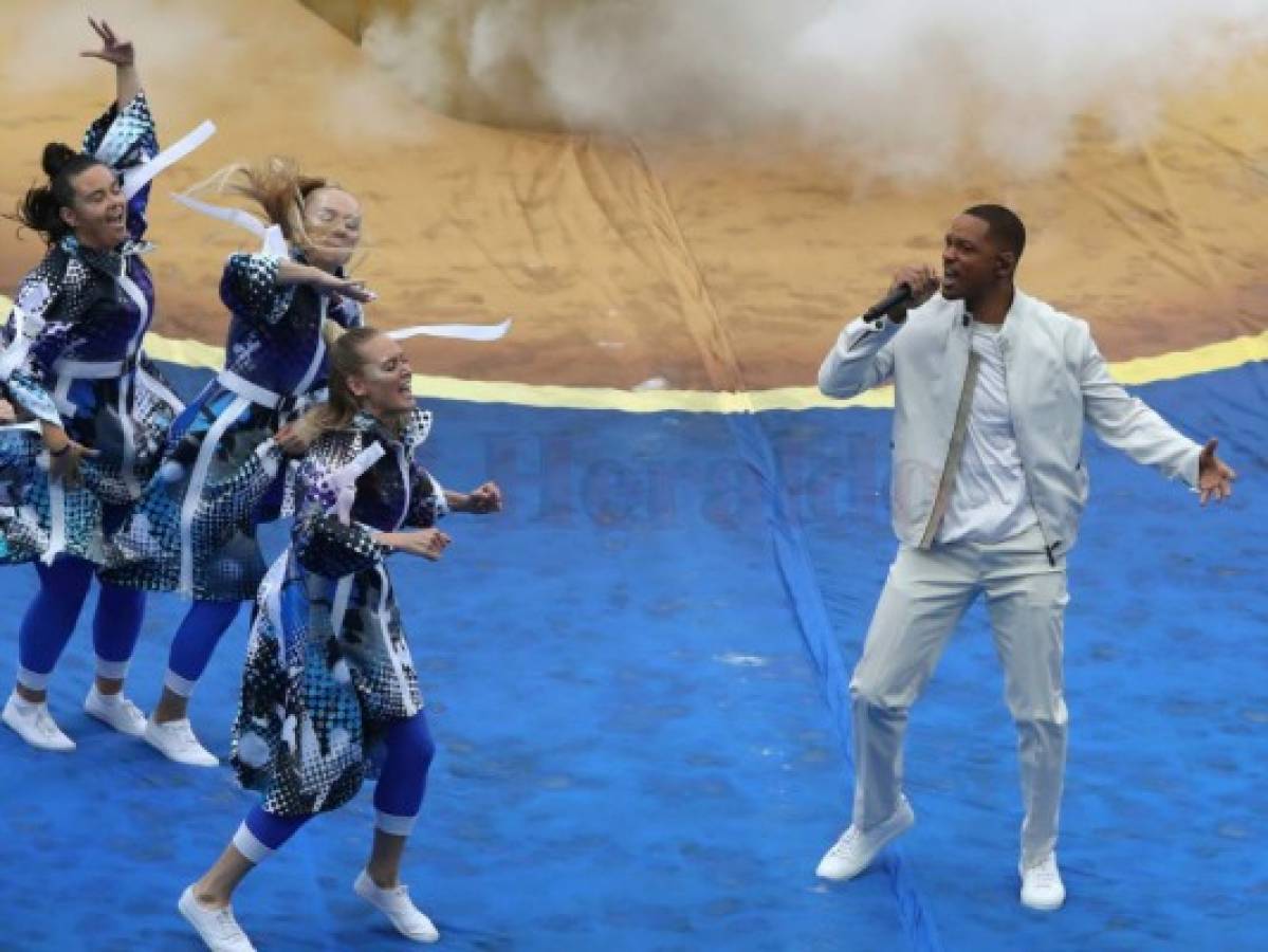 Sencilla pero colorida fue la ceremonia de cierre de Rusia 2018